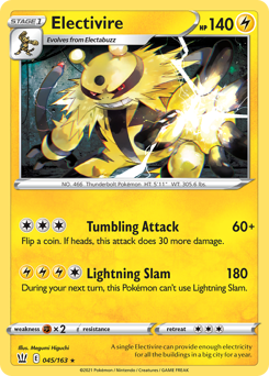 Electivire #45 Battle Styles