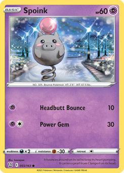 Spoink #55 Battle Styles