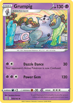 Grumpig #56 Battle Styles