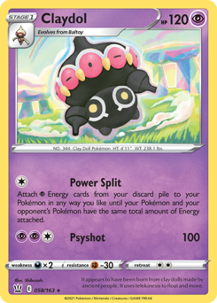 Claydol #58 Battle Styles