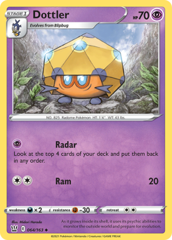 Dottler #64 Battle Styles