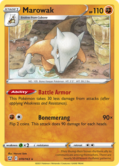Marowak #70 PSA 10