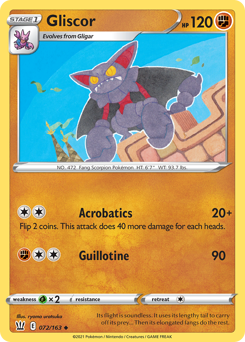 Gliscor #72 Battle Styles