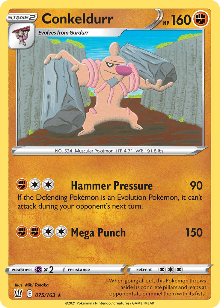 Conkeldurr #75 Battle Styles