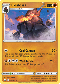 Coalossal #80 Battle Styles