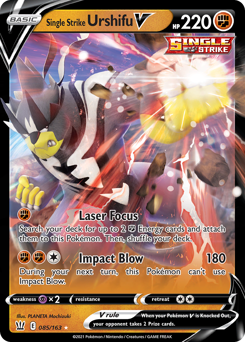 Single Strike Urshifu V #85 Battle Styles