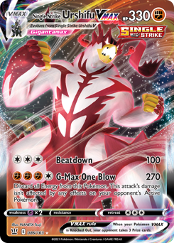 Single Strike Urshifu VMAX #86 Battle Styles