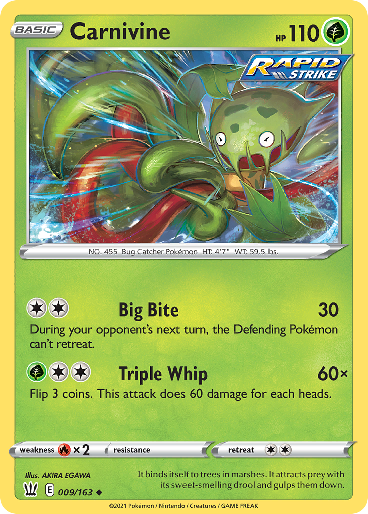 Carnivine #9 Battle Styles