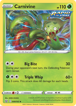Carnivine #9 Battle Styles