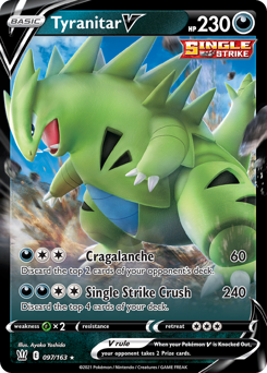 Tyranitar V #97 Battle Styles