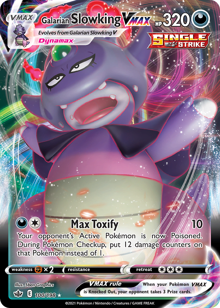 Galarian Slowking VMAX #100 Chilling Reign