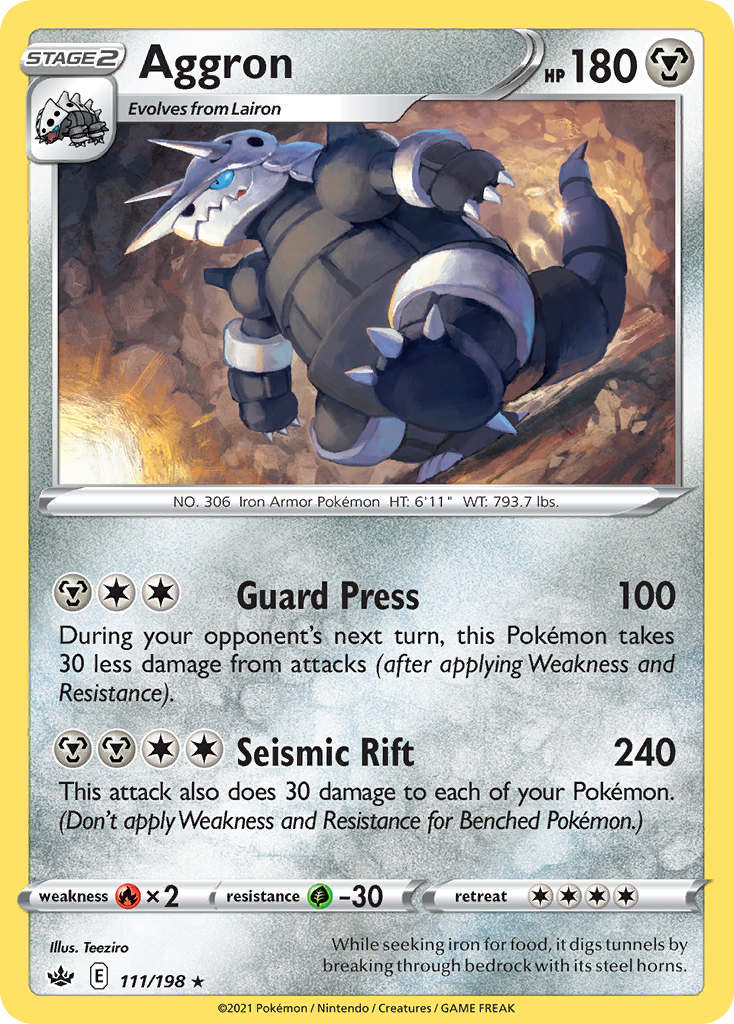 Aggron #111 Chilling Reign