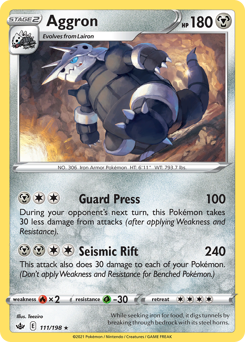 Aggron #111 Chilling Reign