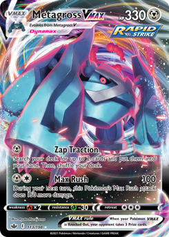 Metagross VMAX #113 Chilling Reign