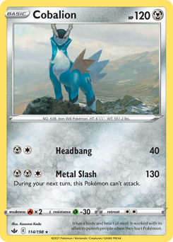 Cobalion #114 Chilling Reign