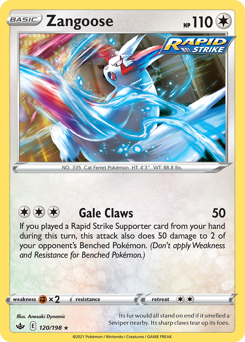 Zangoose #120 Chilling Reign