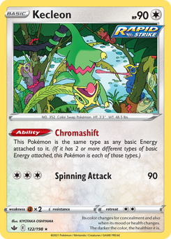Kecleon #122 Chilling Reign