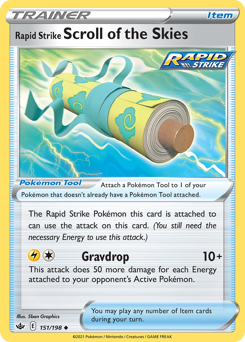 Rapid Strike Scroll of the Skies #151 Chilling Reign