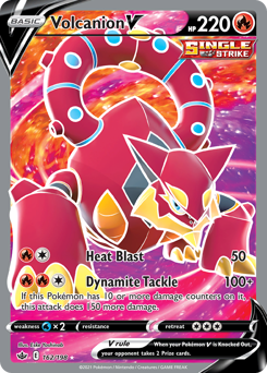 Volcanion V #162 Chilling Reign