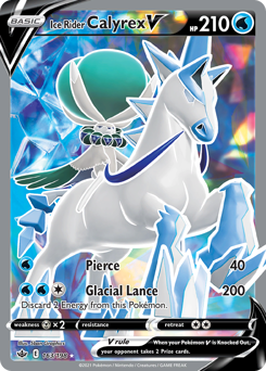 Ice Rider Calyrex V #163 Chilling Reign