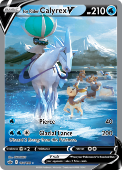 Ice Rider Calyrex V #164 Chilling Reign