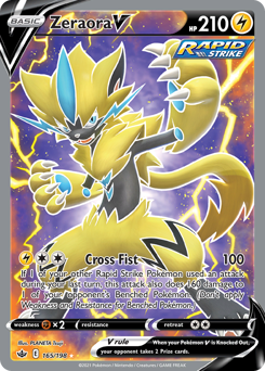 Zeraora V #165 Chilling Reign