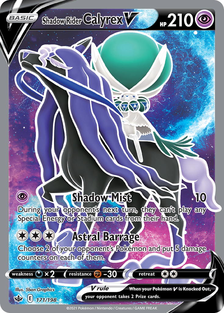 Shadow Rider Calyrex V #171 Chilling Reign