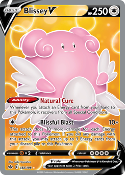 Blissey V #182 Chilling Reign