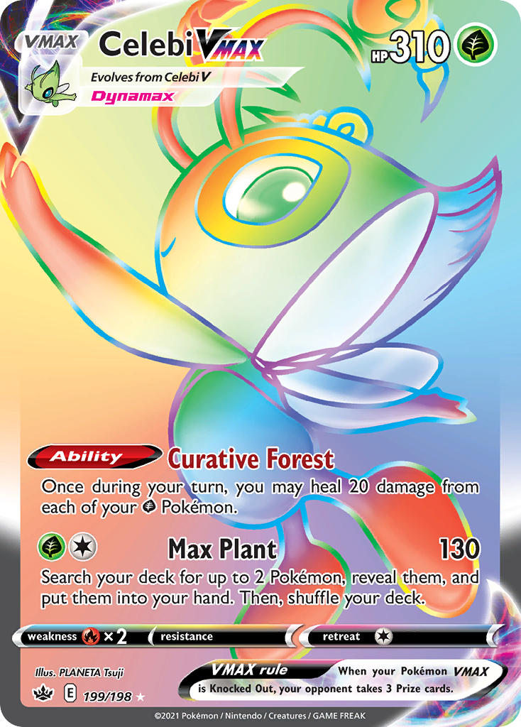 Celebi VMAX #199 Chilling Reign