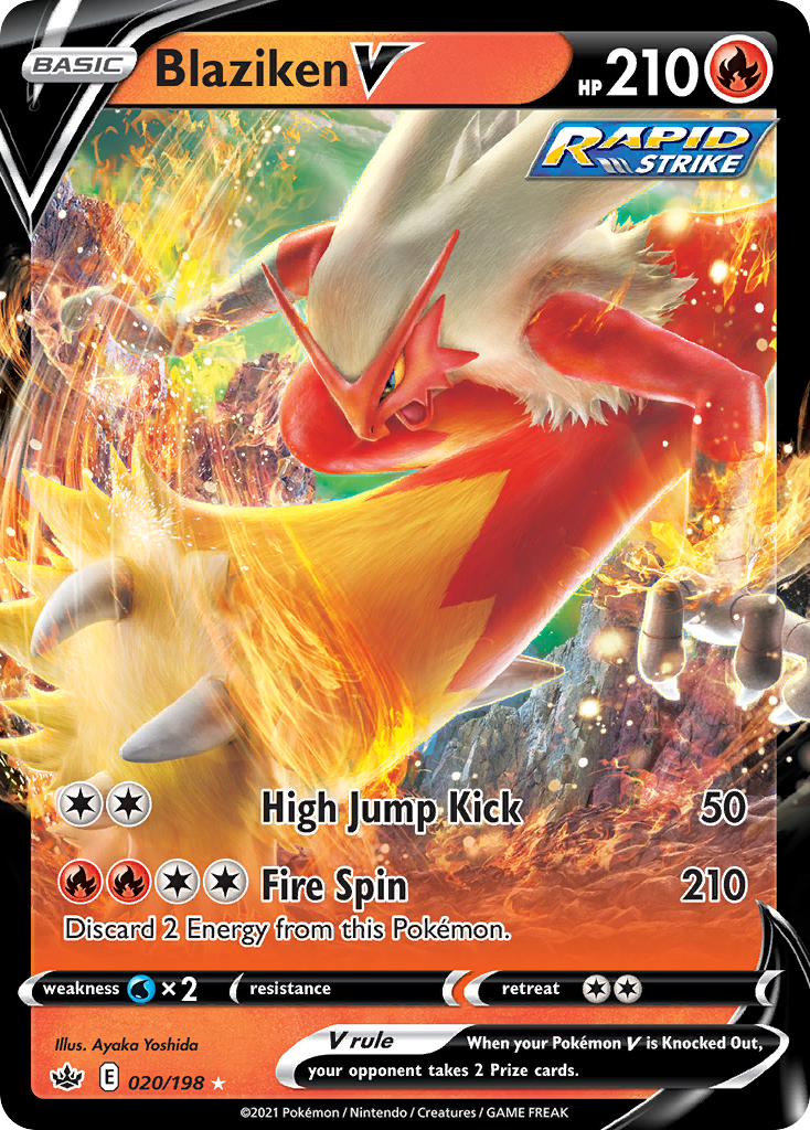 Blaziken V #20 Chilling Reign