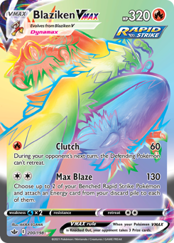 Blaziken VMAX #200 Chilling Reign