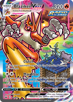 Blaziken VMAX #201 Chilling Reign