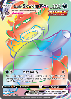 Galarian Slowking VMAX #207 Chilling Reign