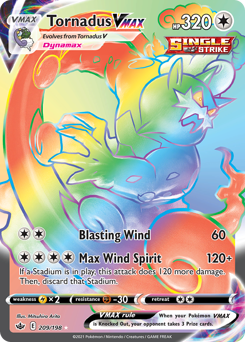 Tornadus VMAX #209 Chilling Reign