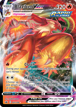 Blaziken VMAX #21 Chilling Reign