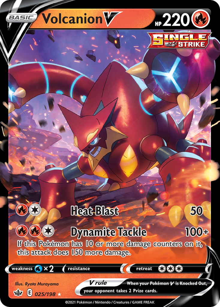 Volcanion V #25 Chilling Reign