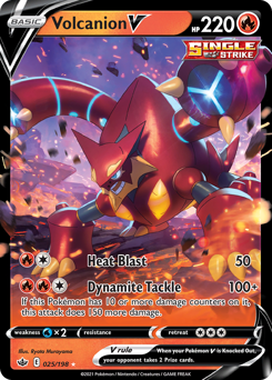 Volcanion V #25 Chilling Reign