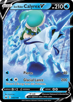 Ice Rider Calyrex V #45 Chilling Reign