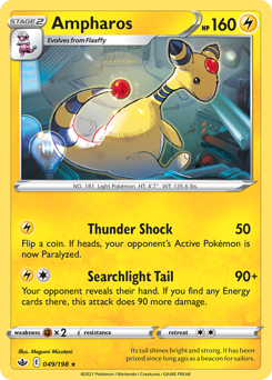 Ampharos #49 Chilling Reign