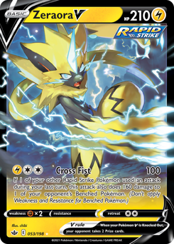 Zeraora V #53 Chilling Reign