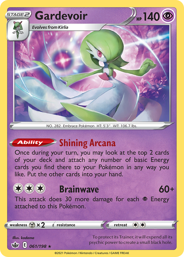 Gardevoir #61 Chilling Reign