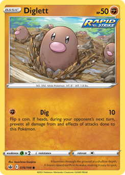 Diglett #76 Chilling Reign