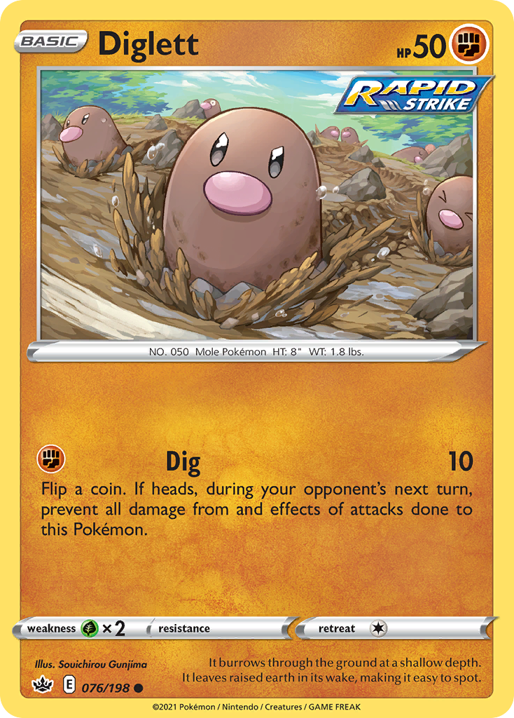 Diglett #76 Chilling Reign