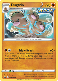 Dugtrio #77 Chilling Reign