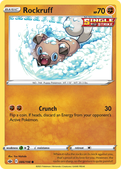 Rockruff #86 Chilling Reign