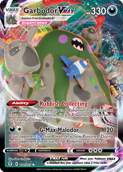 Garbodor VMAX #101 Evolving Skies