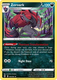 Zoroark #103 Evolving Skies