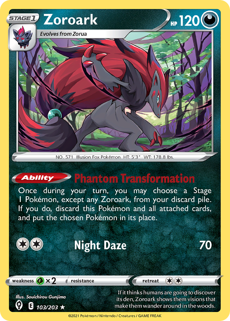 Zoroark #103 Evolving Skies