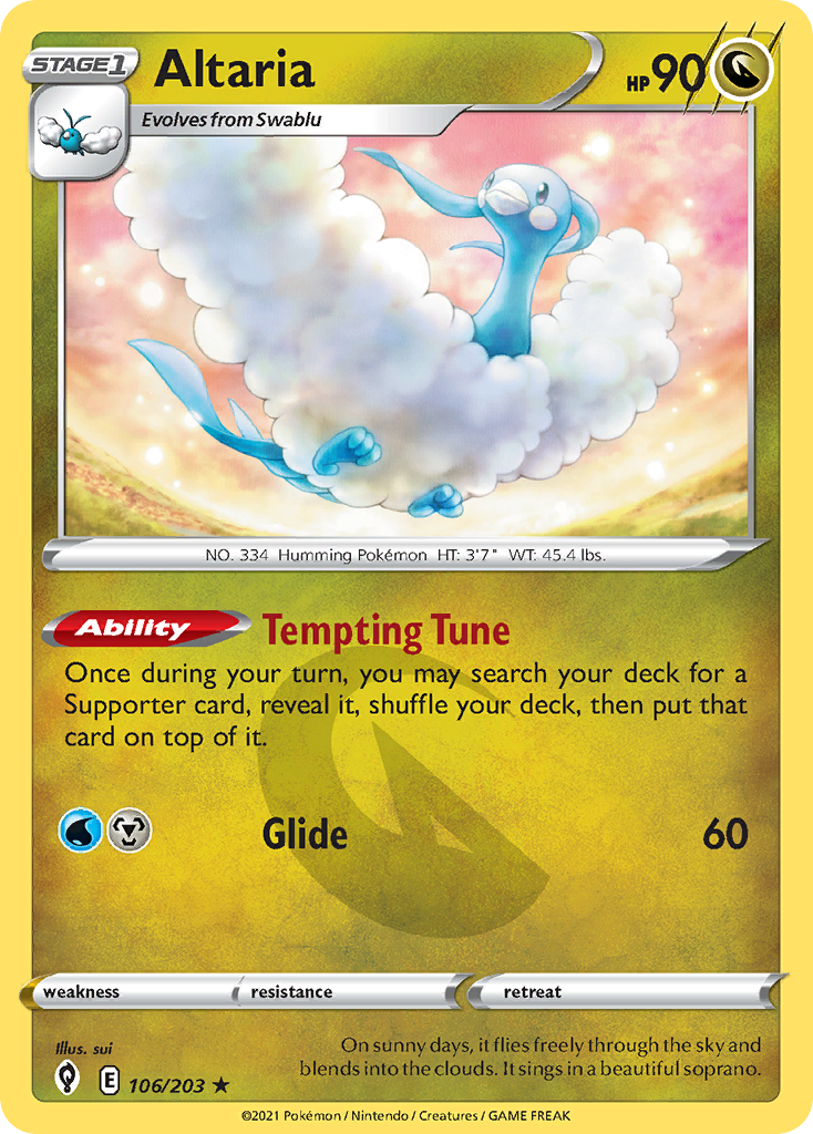 Altaria #106 Evolving Skies