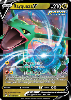 Rayquaza V #110 Evolving Skies